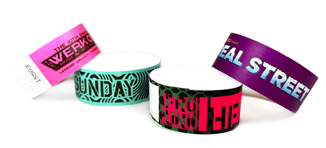 Tyvek Wristbands Custom Paper Tyvek Wristbands