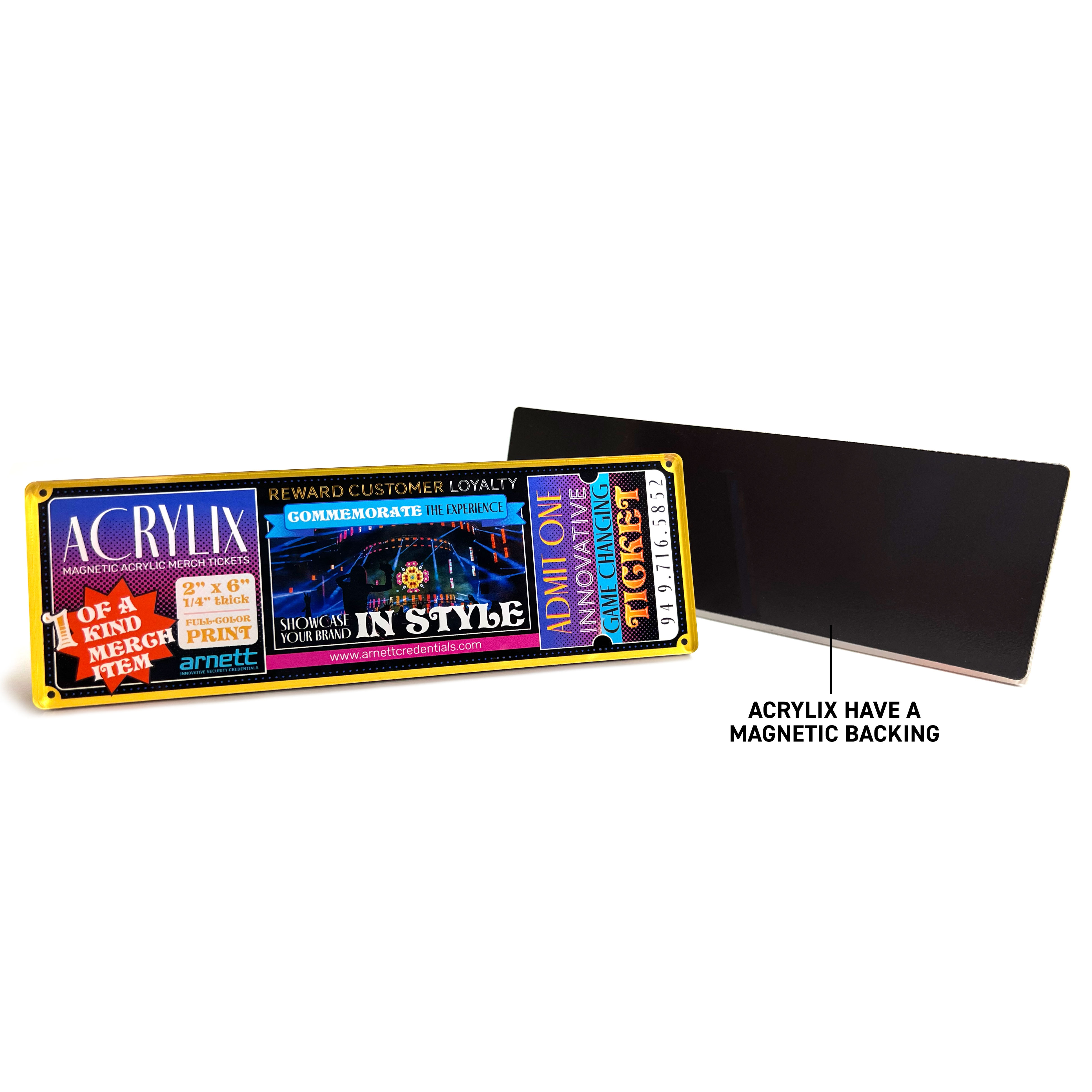 Custom Acrylic Tickets