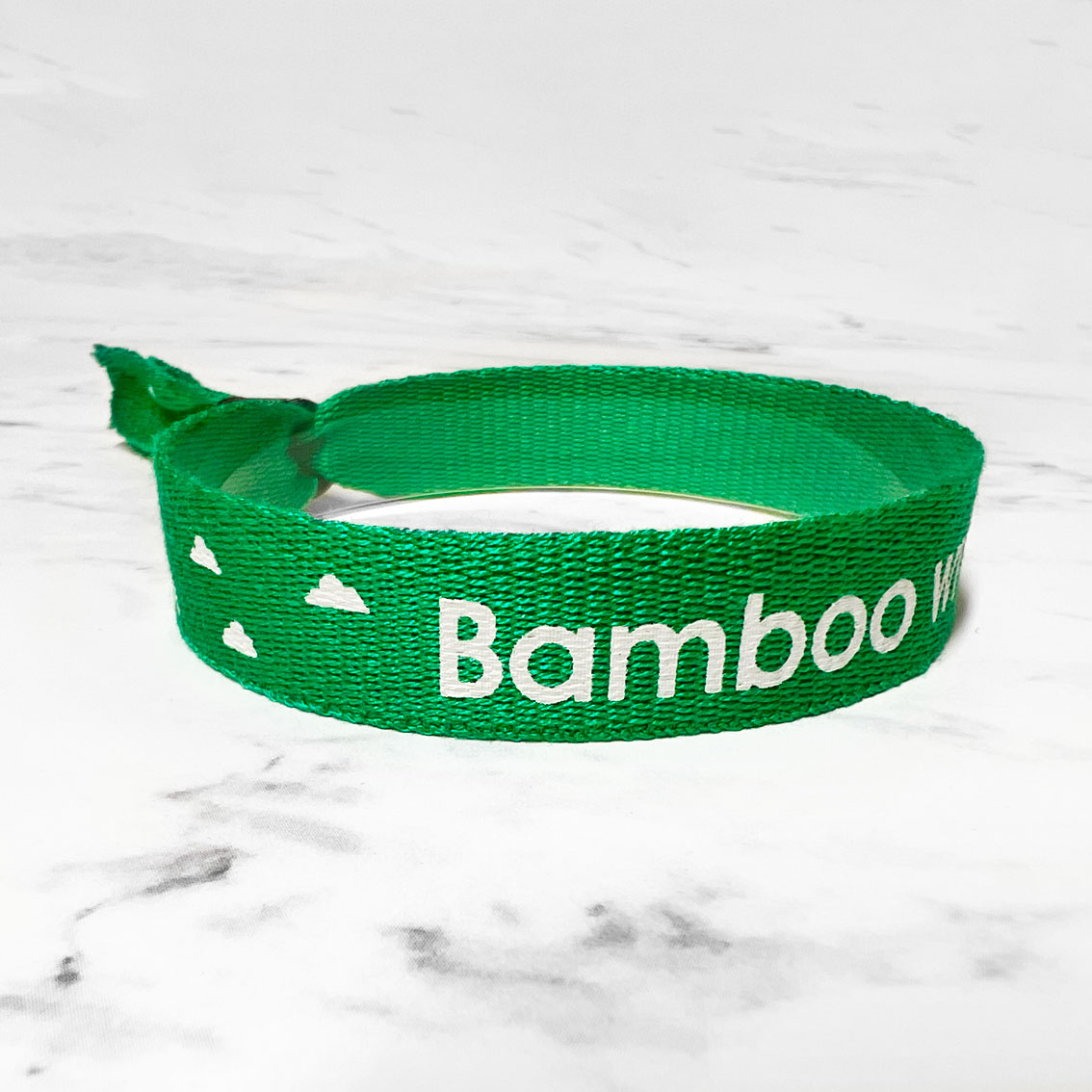 Custom Eco-Friendly Bamboo Cloth Wristbands