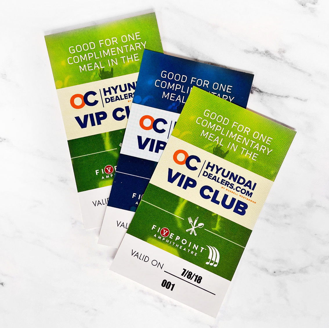 Custom Eco-Friendly Printed Event Tickets