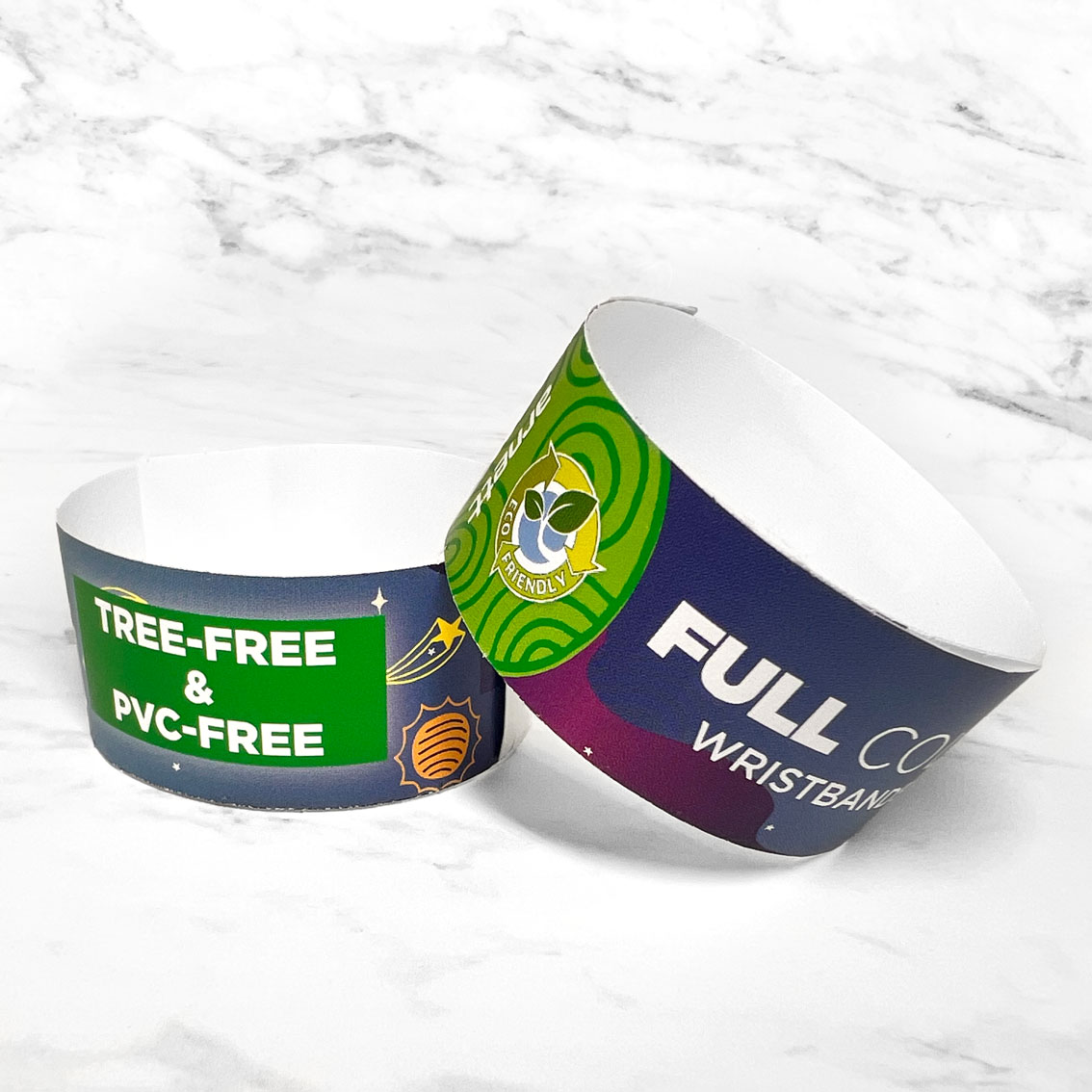 Custom Eco-Friendly Tyvek Paper Wristbands