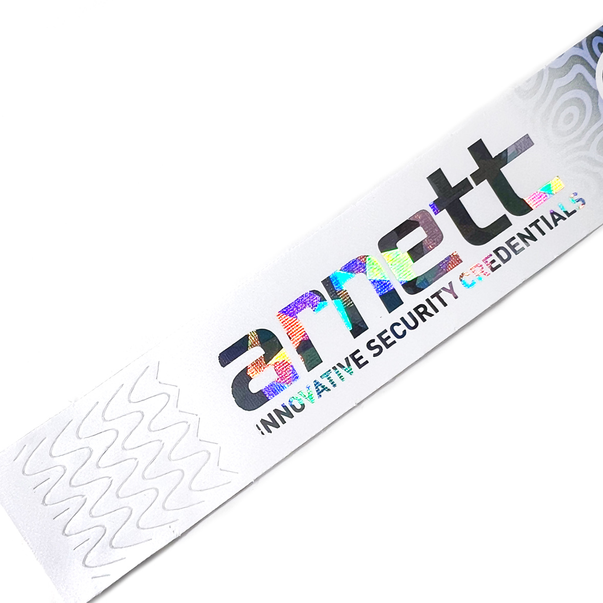 Custom Holographic Tyvek Paper Wristbands