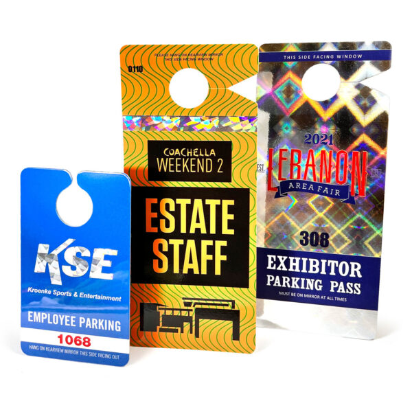 Custom Holographic Parking Passes
