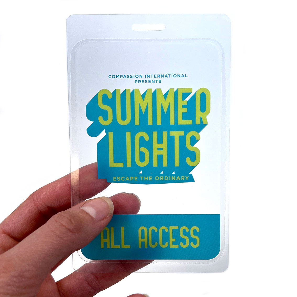 Custom Crystal Clear Laminated Badges