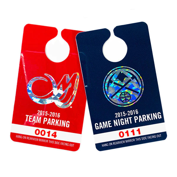 Custom Holographic Parking Passes