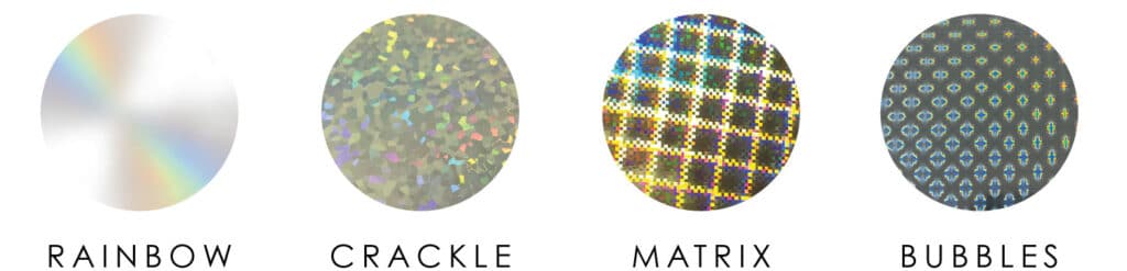 holographic badge options