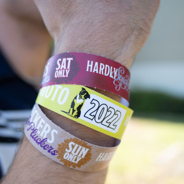 full color eco friendly tyvek wristbands