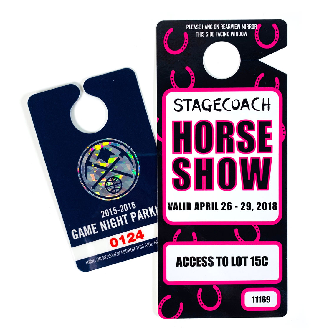 Custom RFID Hanging Parking Passes