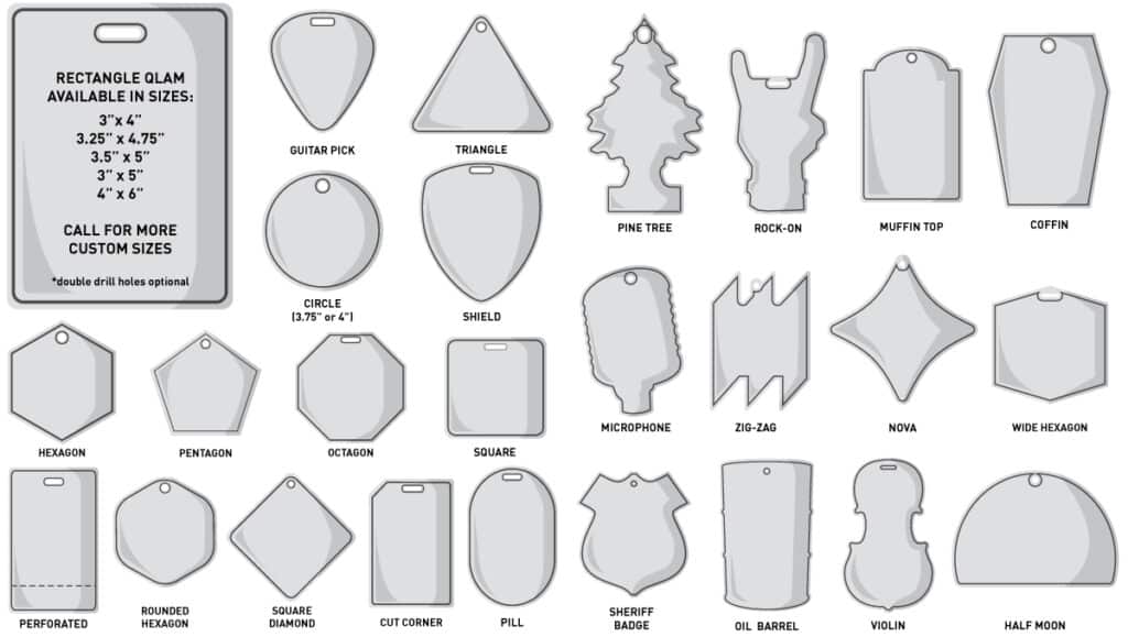 custom shape options for event badges