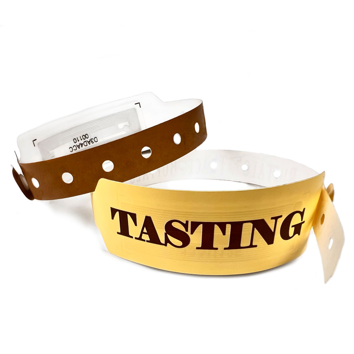 Custom Wide Face Plastic Wristbands