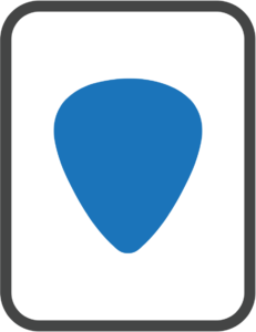 Guitar Pick Satin