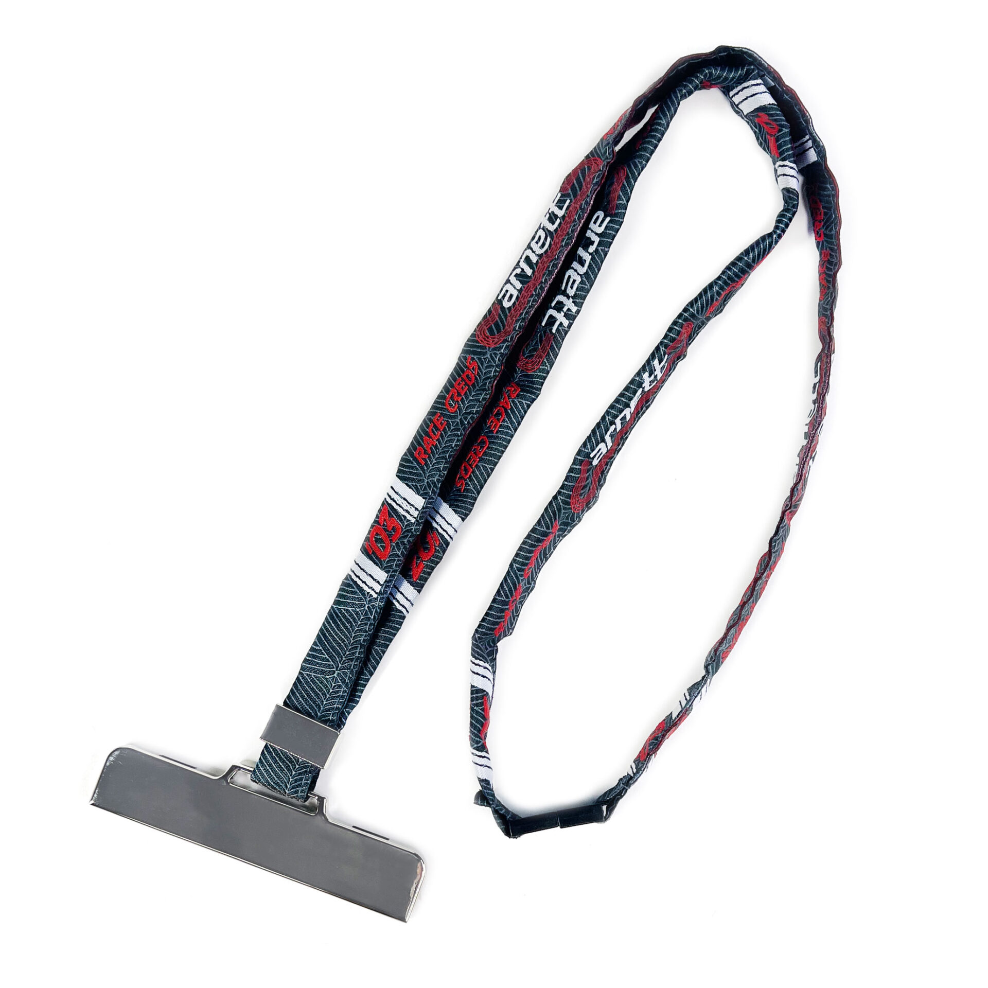 Custom Racing Lanyard with Metal Badge Holder