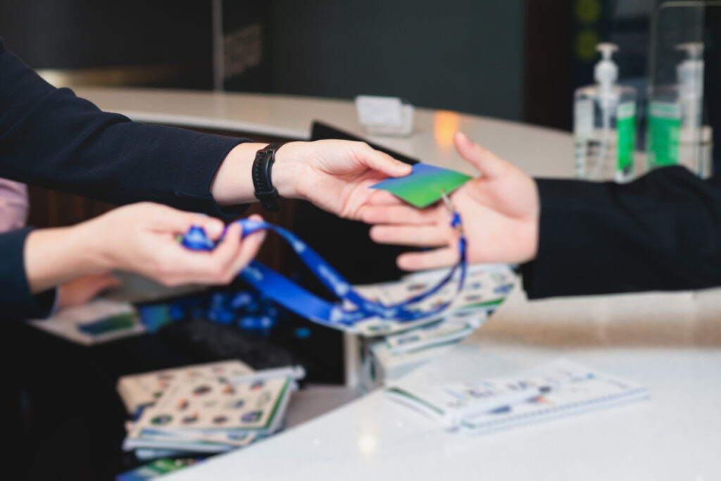 RFID technology Badges with Lanyards