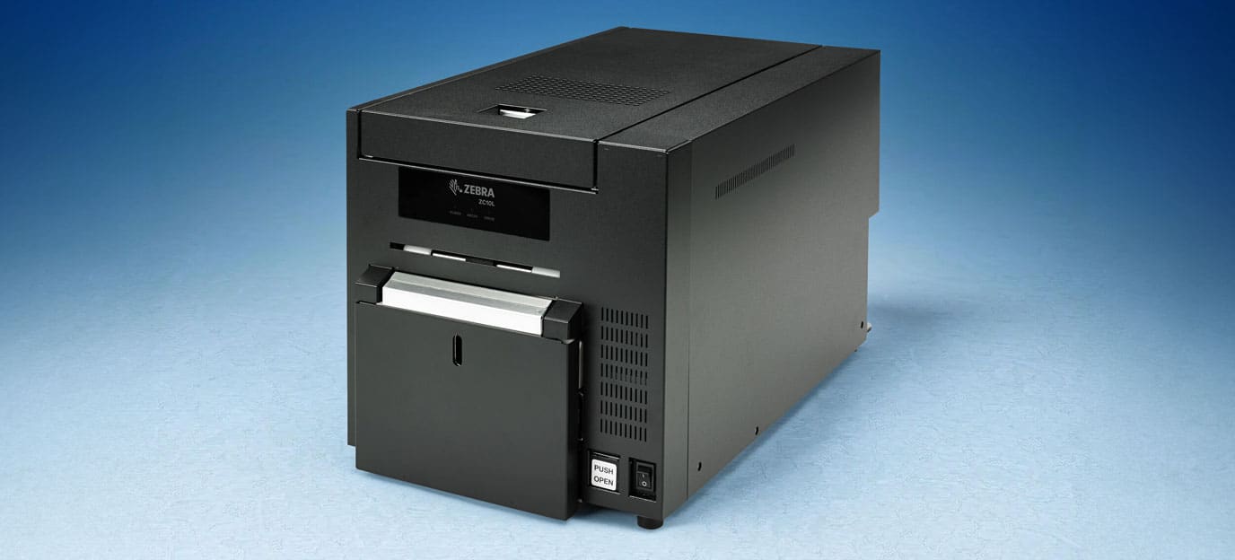 zebra on site badge printer