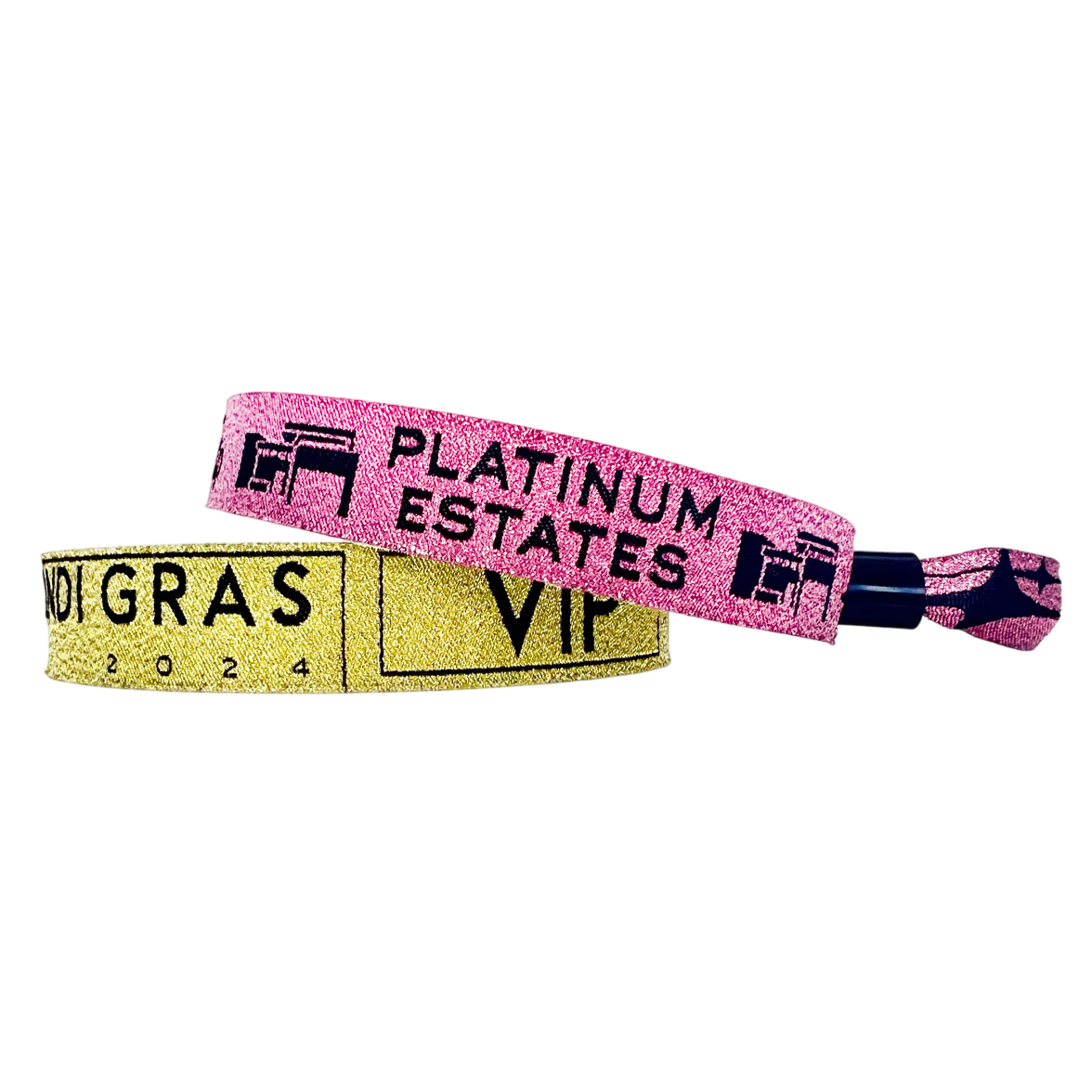 Glitter cloth wristbands