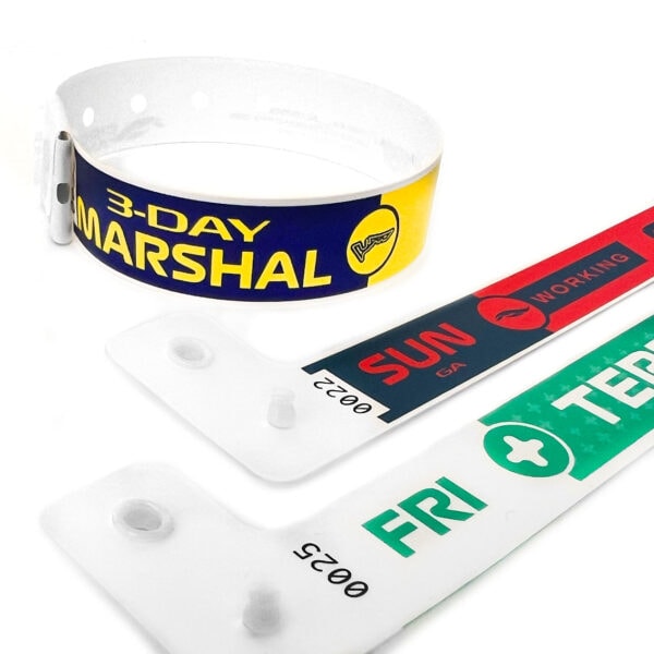 customizable plastic wristbands