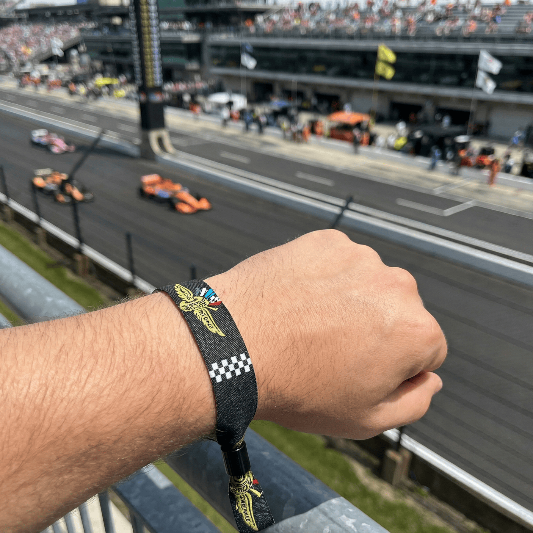 Pit crew and event wristbands for motorsport access control