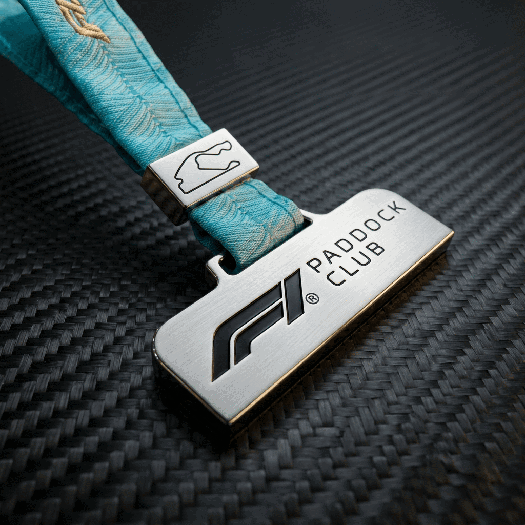 Custom racing lanyards for motorsport teams and pit crews